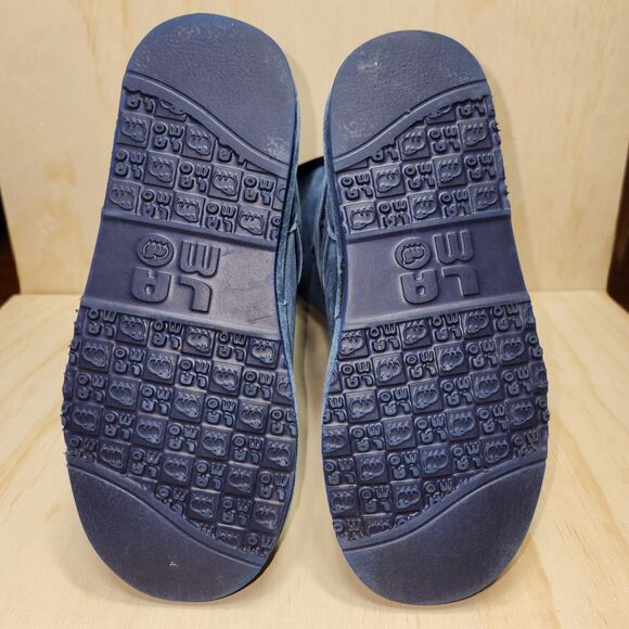 LAMO Blue Shearling Suede Faux Fur Warm Winter Boot Women 5 - Picture 7 of 13